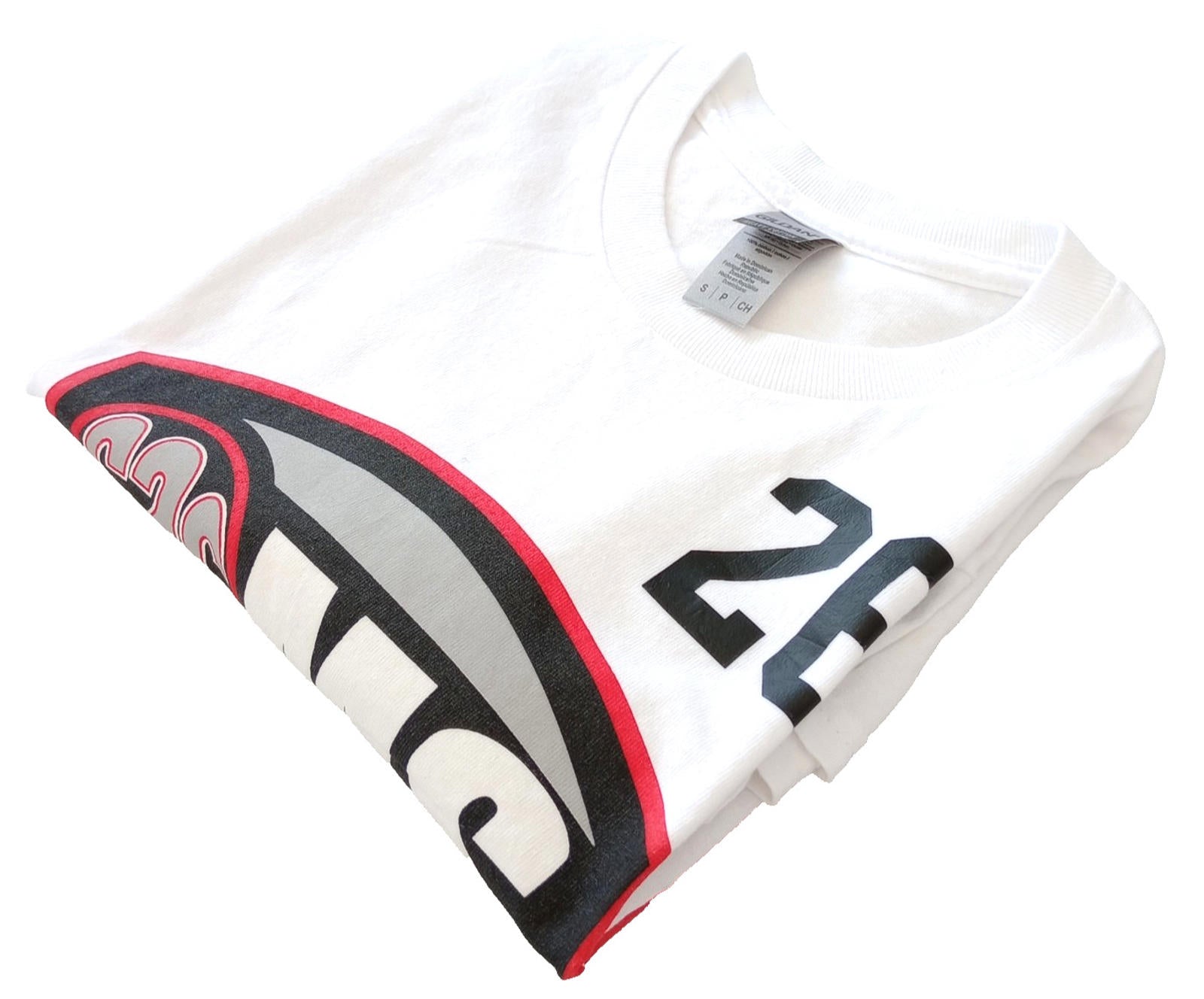 NYG Basketball T-Shirt Women's UK Size S White Coast to Coast All American Camp