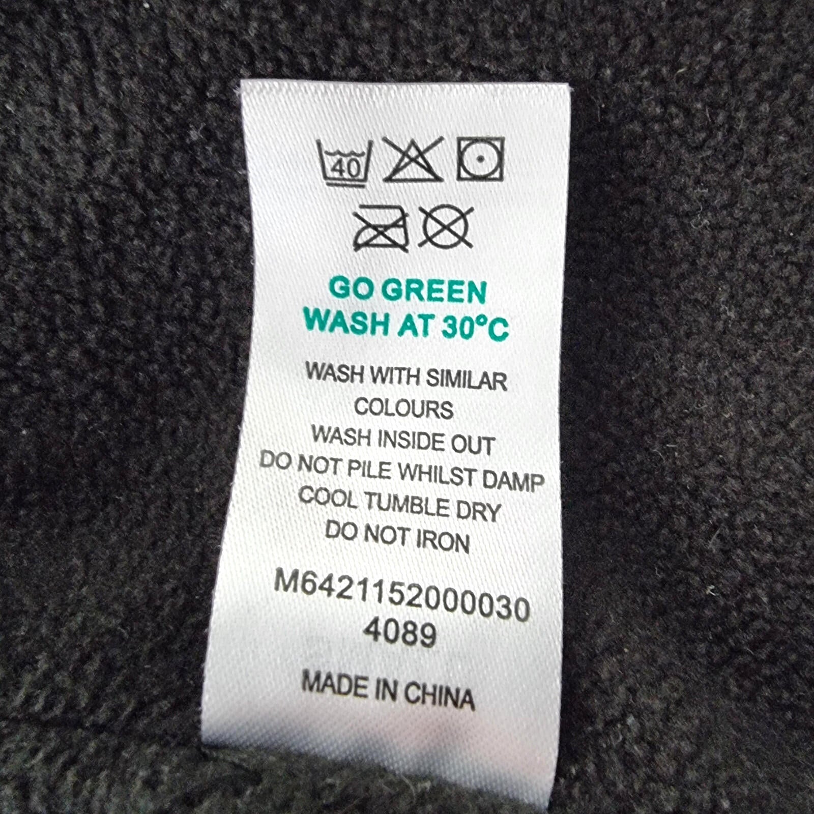 Glacier Point Jacket Men's UK Size S Blue Hooded Softshell Fleece Lined Coat