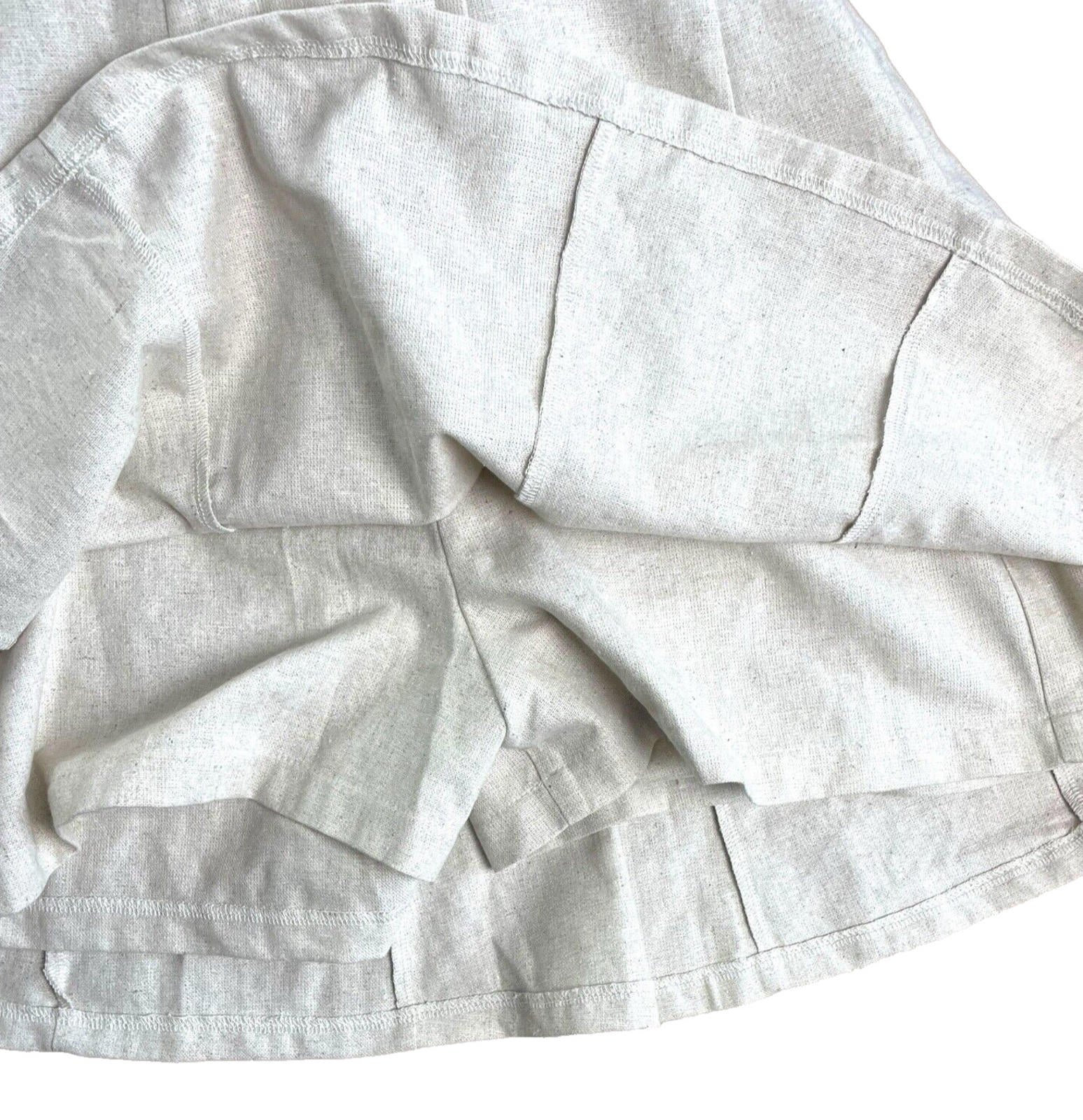 Linen Playsuit Skort Skirt Shorts Big Bow Detail Women’s UK Size 8