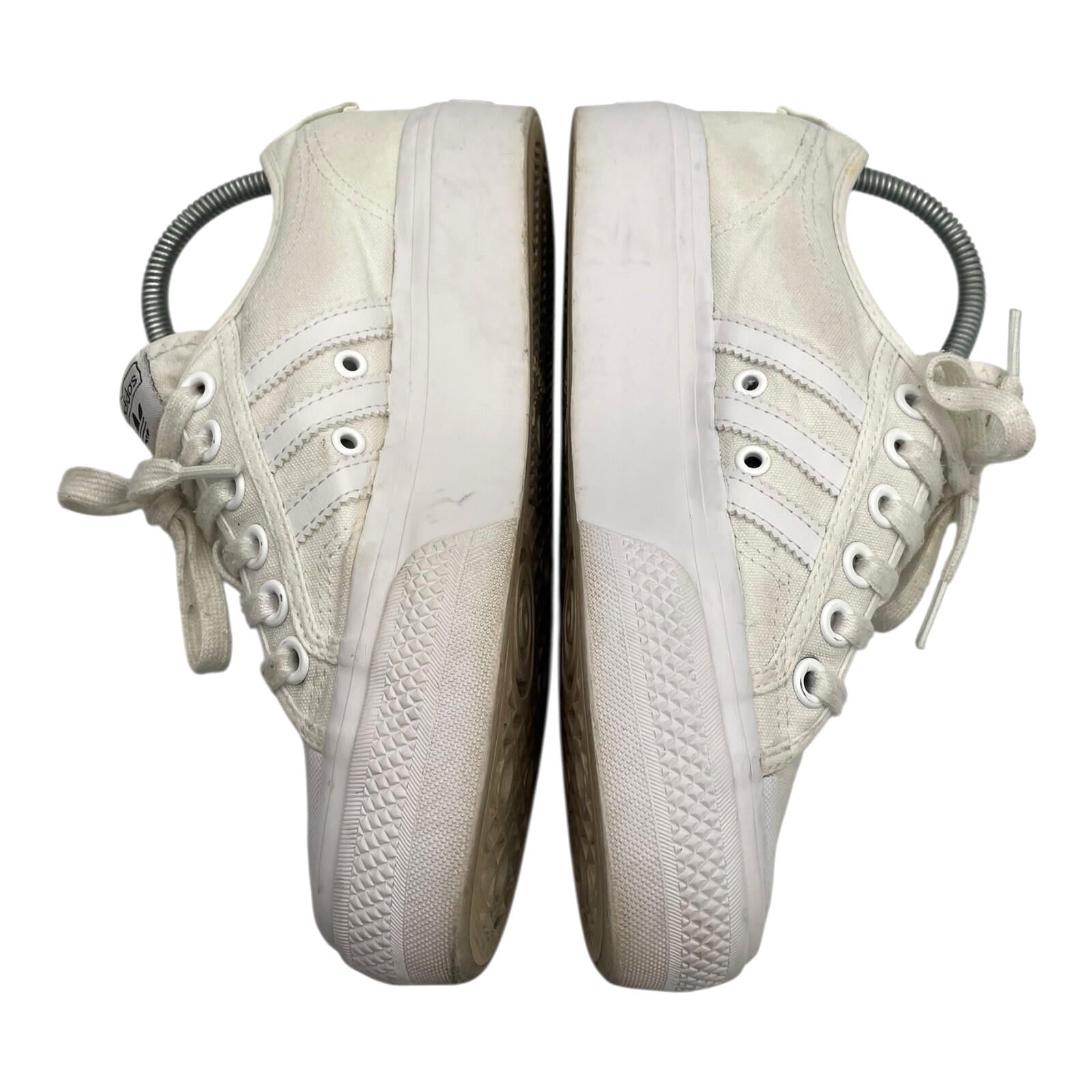 Adidas Buzz Platform Trainers Women’s UK Size 4.5 Lace Up White