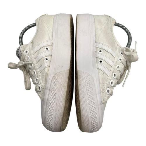 Adidas Buzz Platform Trainers Women’s UK Size 4.5 Lace Up White