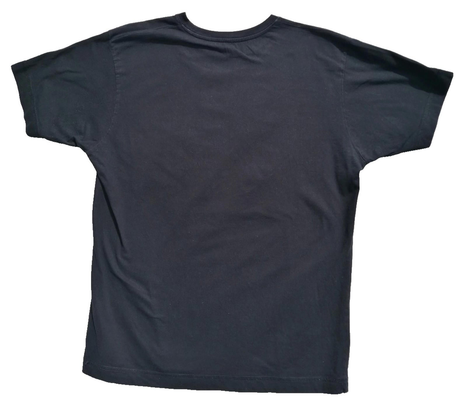 Back Room Liminal Graphic Print T-Shirt Men's Size L Black Crew Neck 100% Cotton