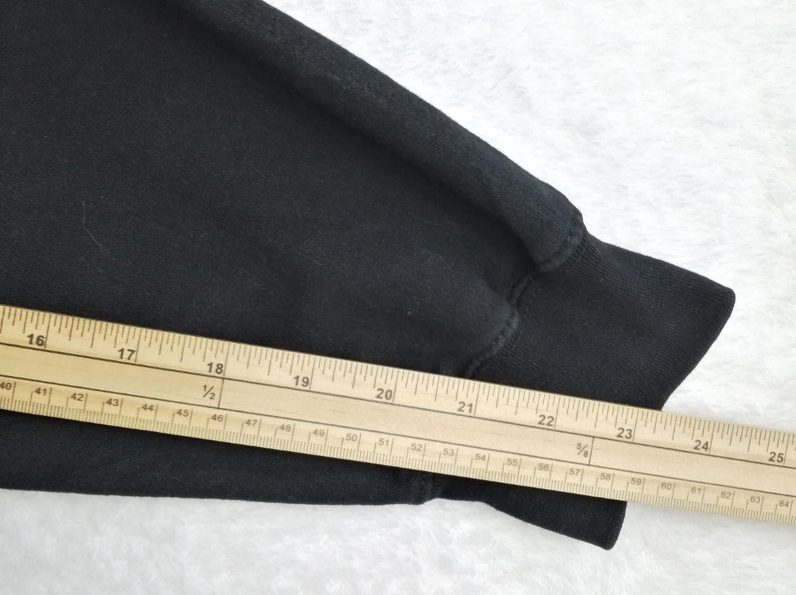 New York Hoodie Men's Size XL Black Jersey Hooded Pockets Zip Front