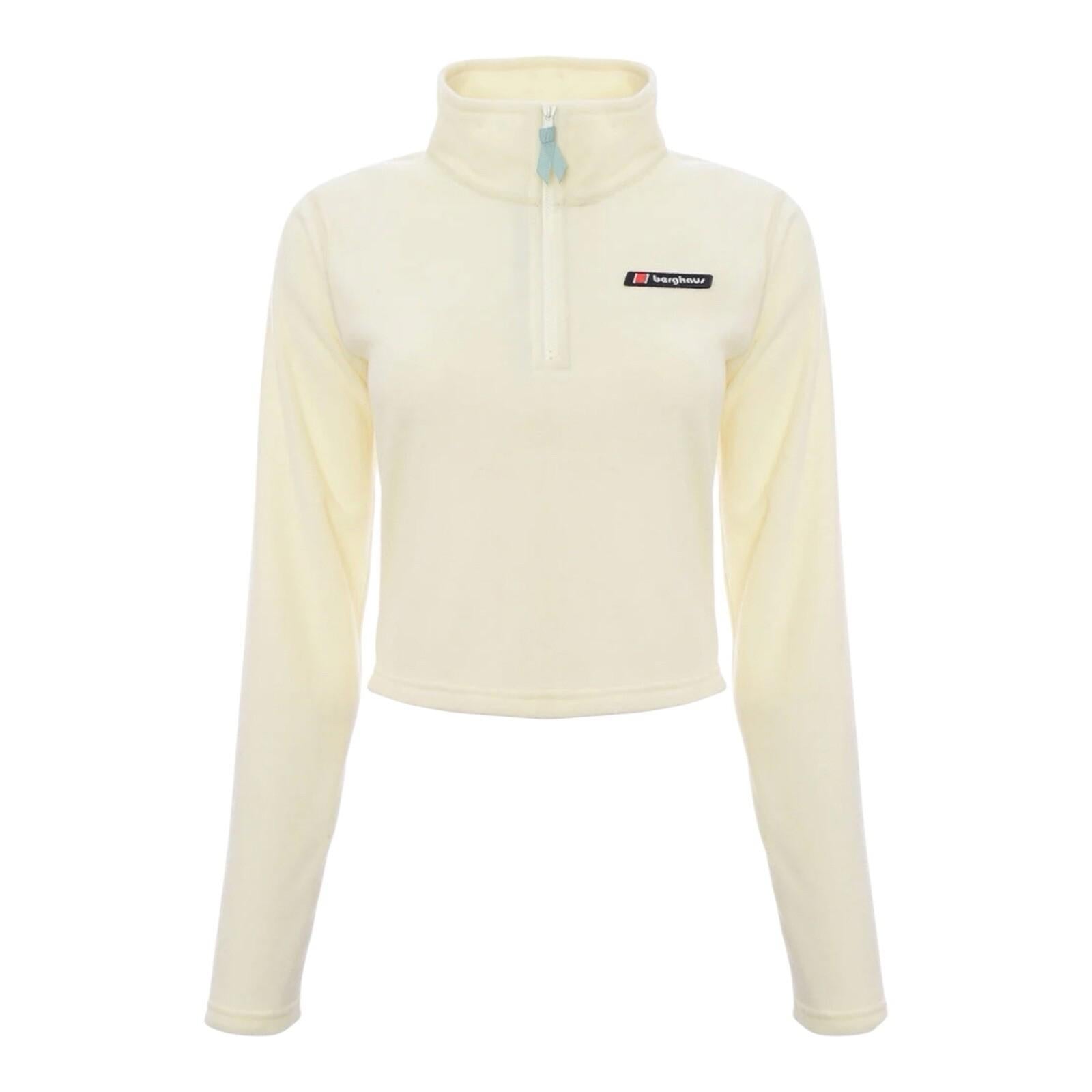 Berghaus Fleece Crop Top Prism Cream Women’s UK Size XS