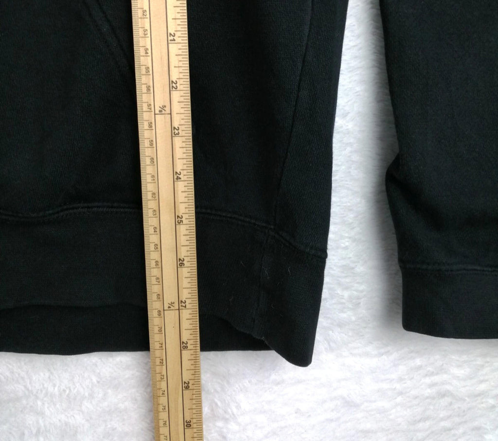 PURDUE Colour Block Hoodie Men's Size M Black Grey Jersey Hooded Pockets Sports