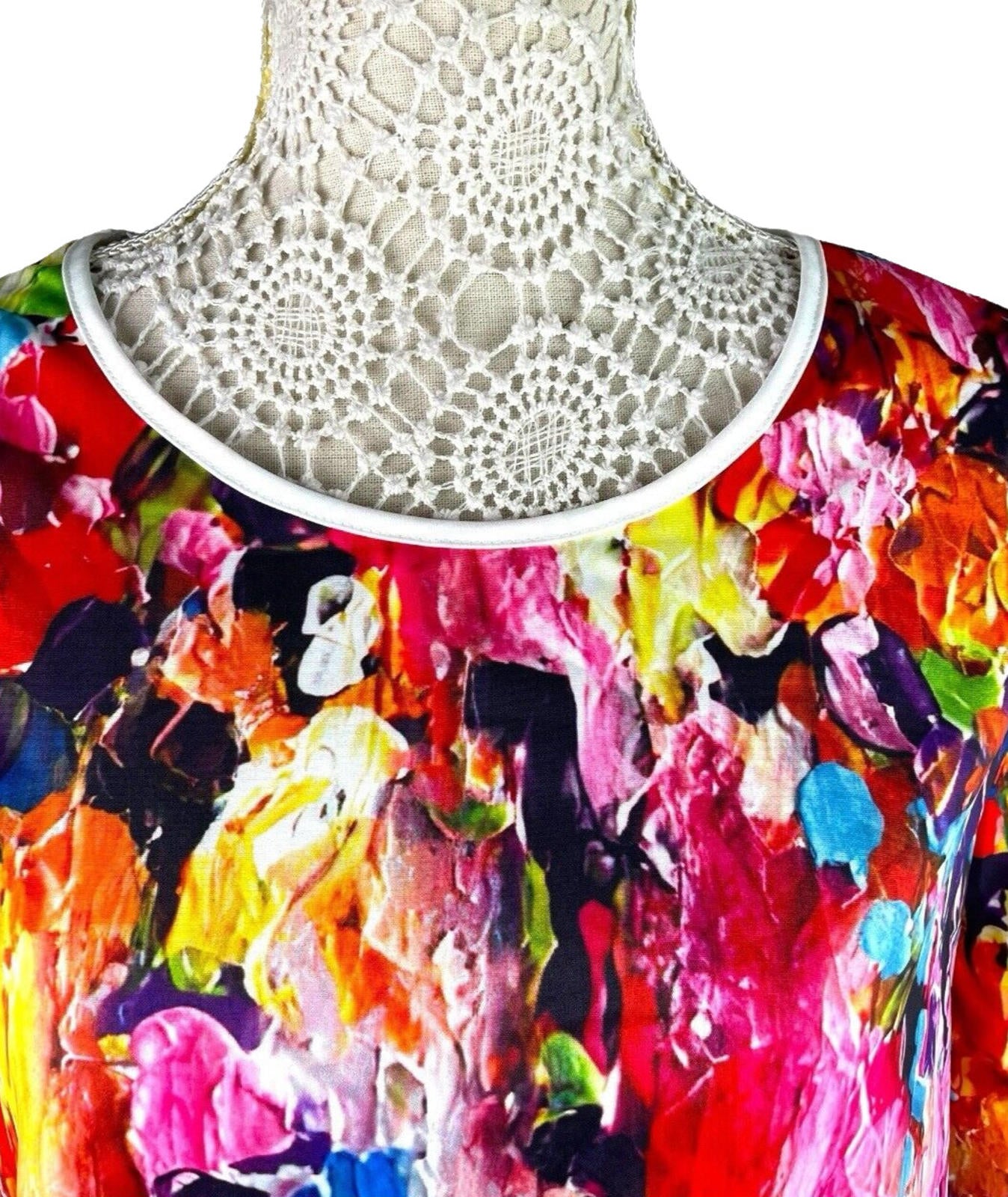 Summer T-Shirt Blouse 3/4 Sleeve Thin Material Women’s UK Size XL