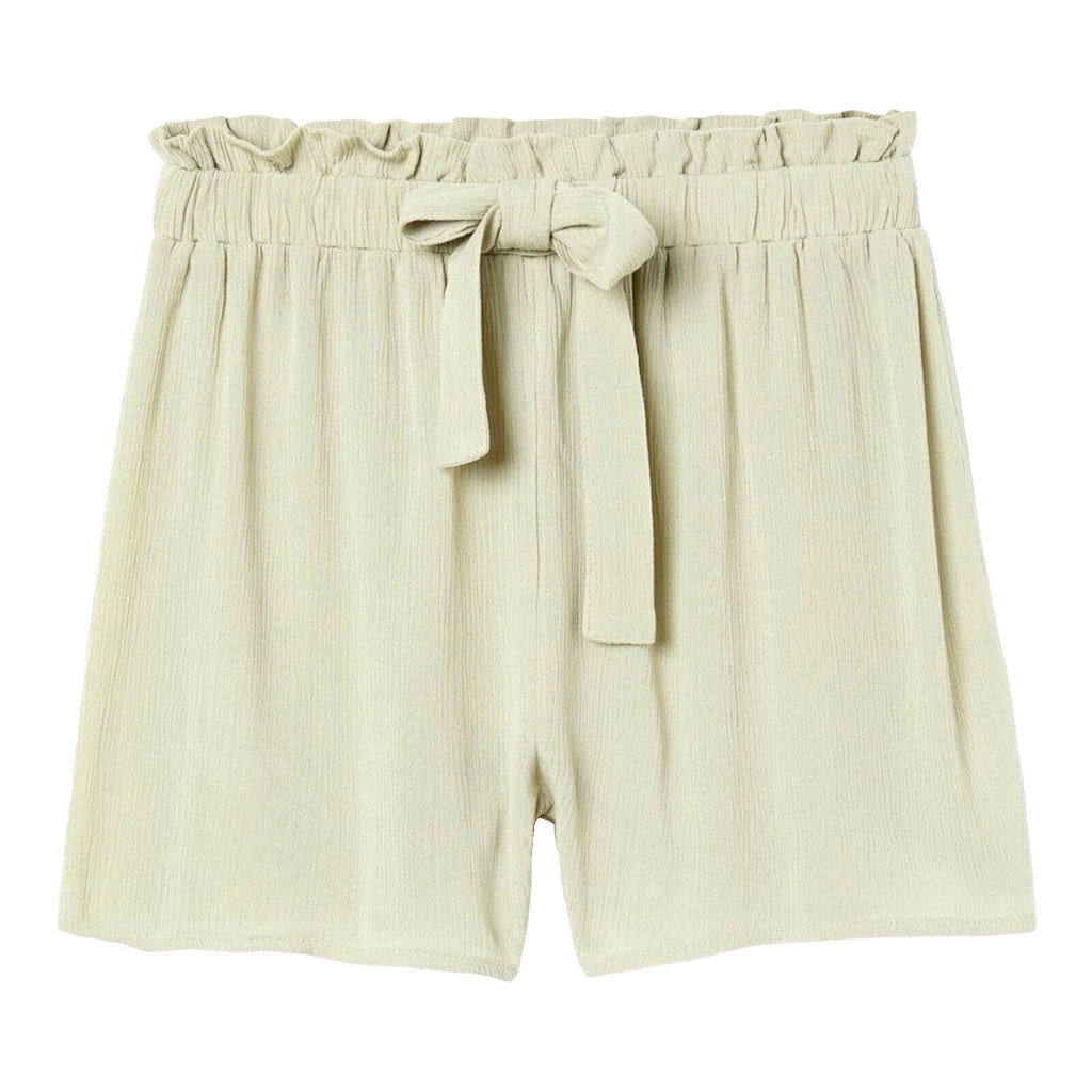 Divided Shorts Sage Green Crinkle Bow Detail Women’s UK Size 8