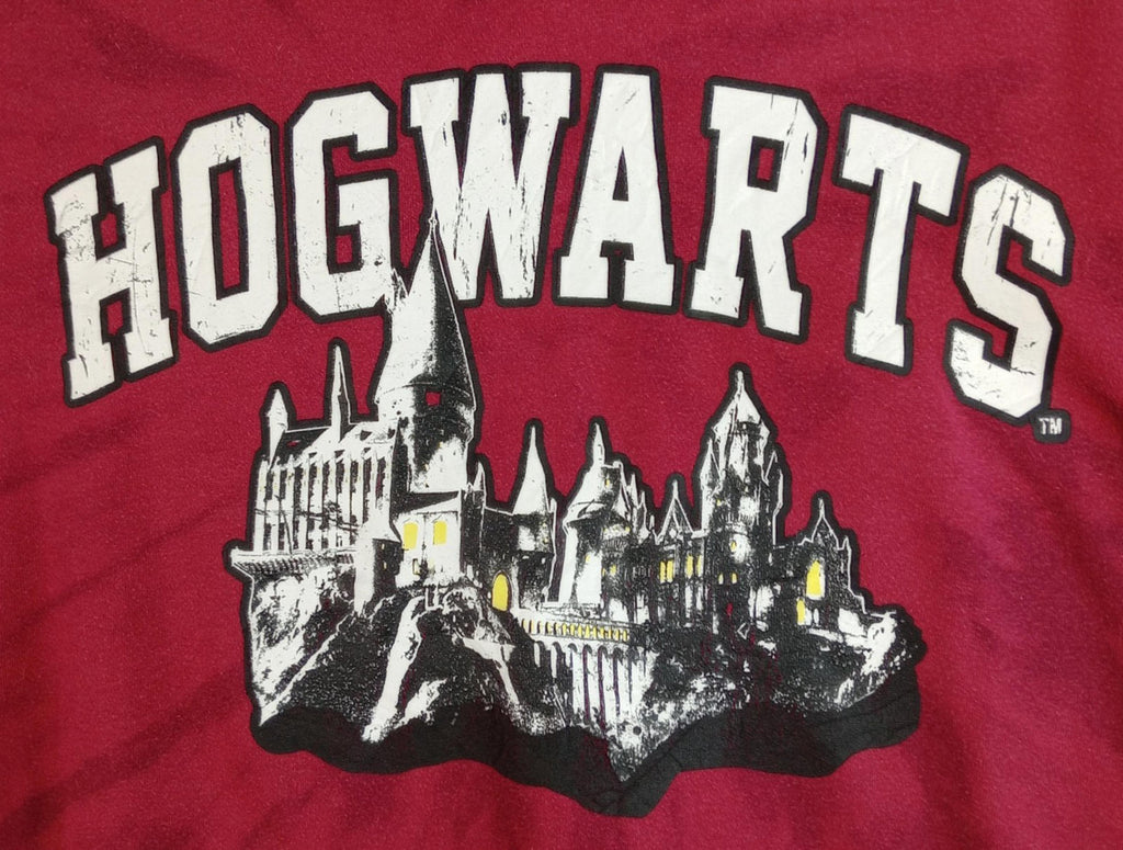 Wizarding World Harry Potter Hoodie Men's UK Size M Red Jersey Hooded Pockets