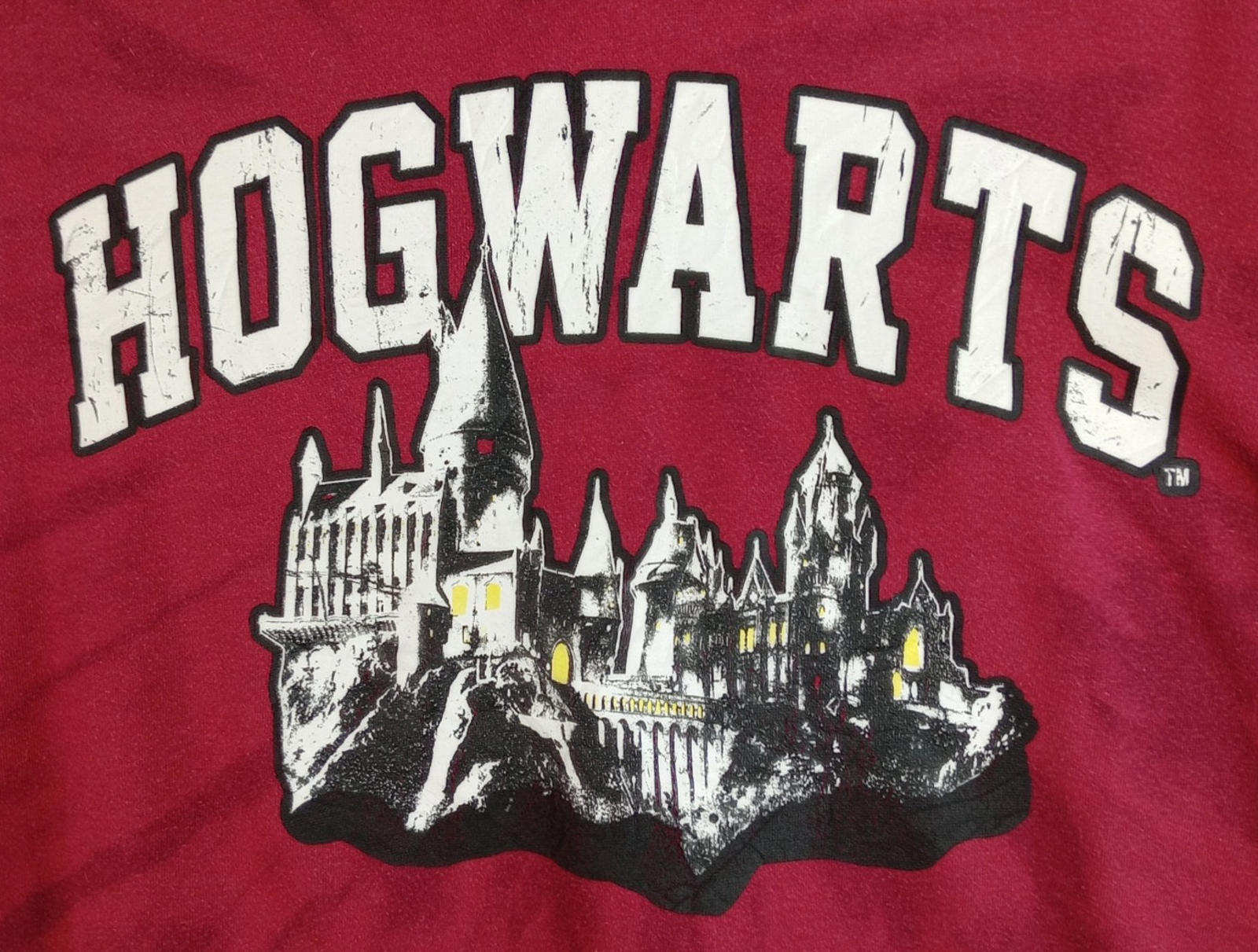 Wizarding World Harry Potter Hoodie Men's UK Size M Red Jersey Hooded Pockets
