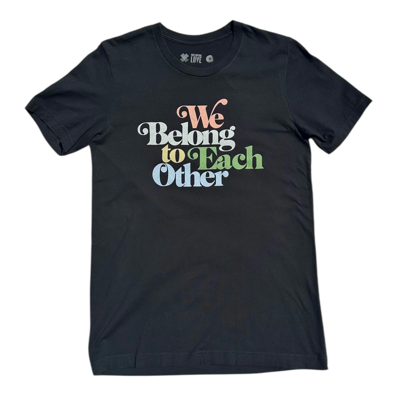 Novelty Print T-Shirt Unisex UK Size M Black Short Sleeve Crew Neck Jersey