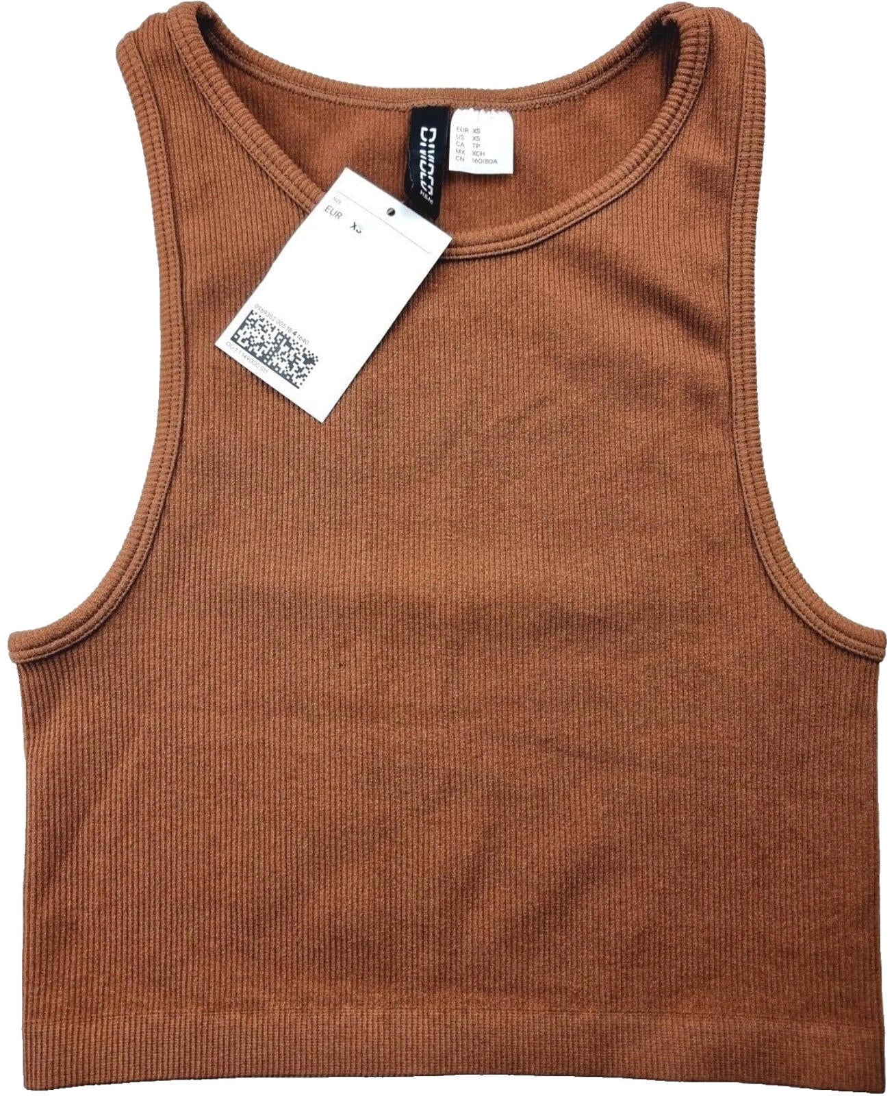 Divided By H&M Ribbed Crop top Vest Style Size XS