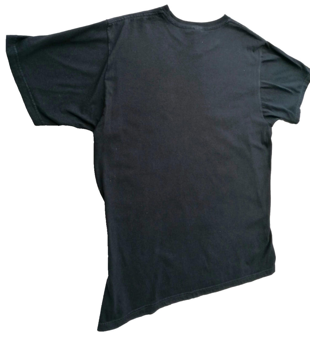 Super Mario Graphic Print T-Shirt Men's UK Size L Black Crew Neck 100% Cotton