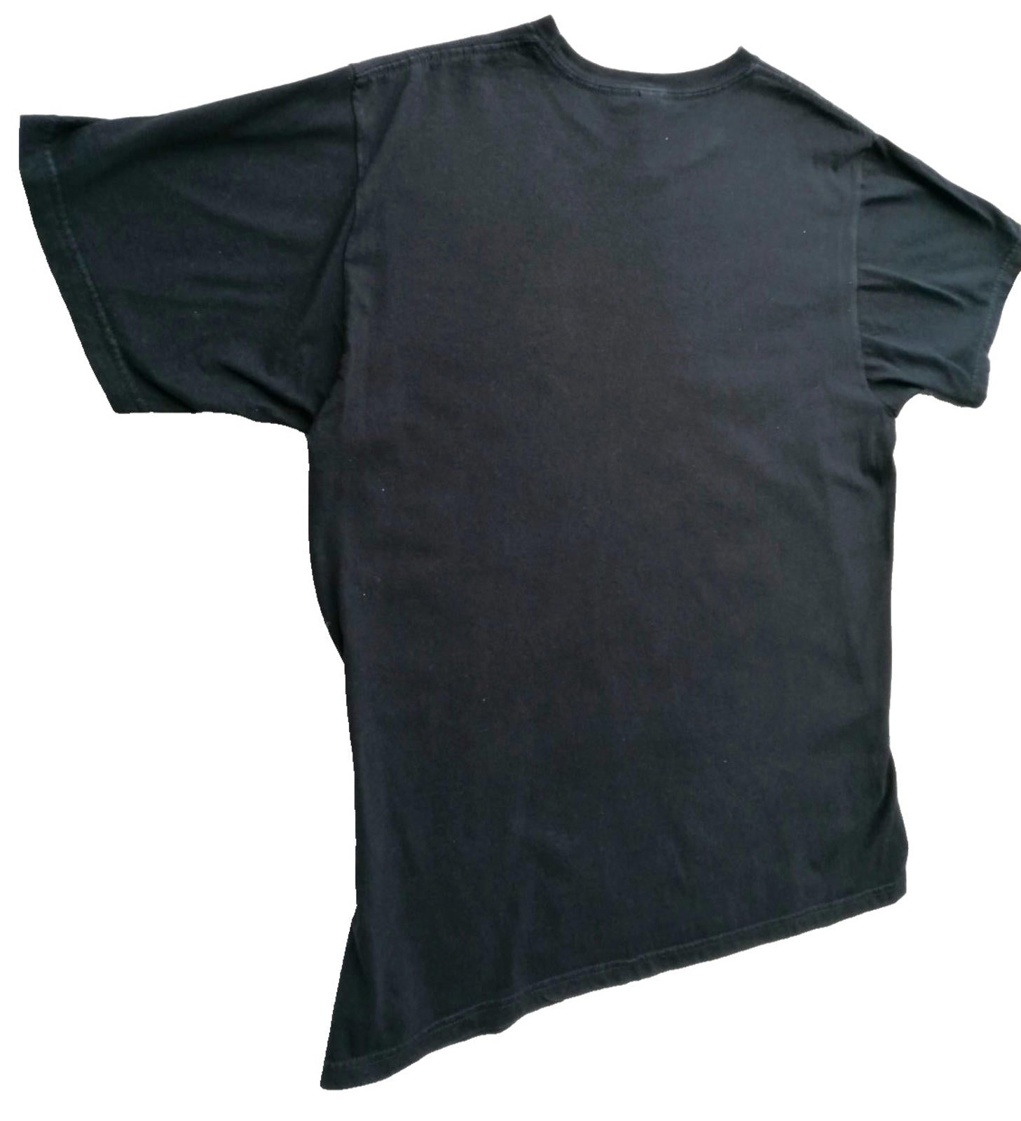 Super Mario Graphic Print T-Shirt Men's UK Size L Black Crew Neck 100% Cotton