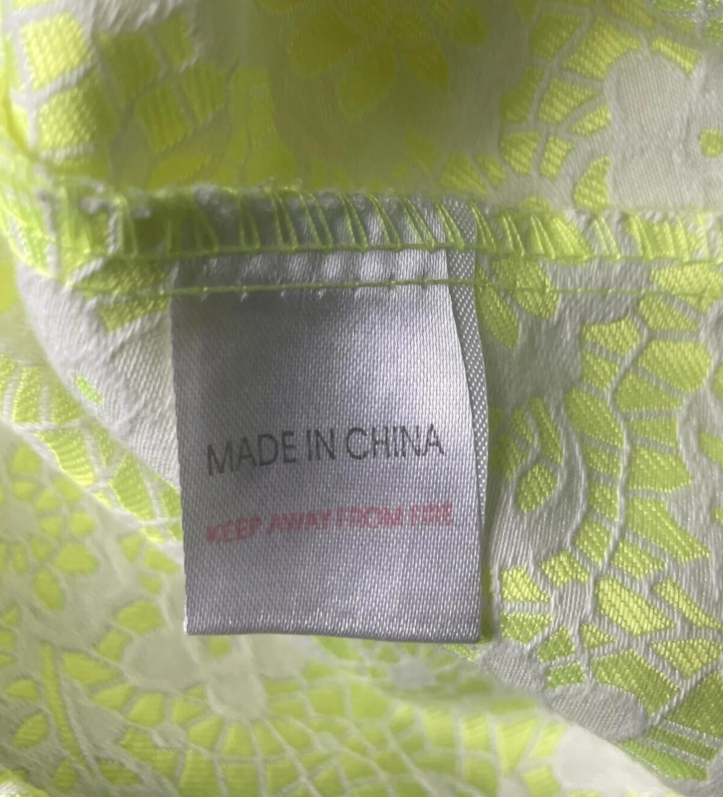 Glamorous Jacquard Skater Dress Women's UK Size XS Yellow Floral Cut-Out Back