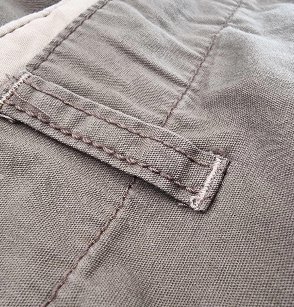 Premier Man Combat Shorts Brown Chino Cargo Pockets Men's UK Size 3XL 46" Waist