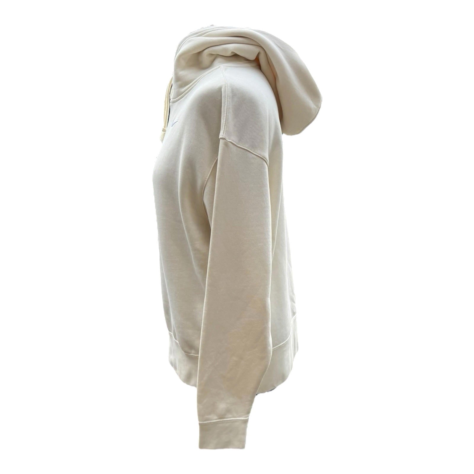 Nike Beige Hooded Sweatshirt Long Sleeve Logo Women’s UK Size XS Hoodie