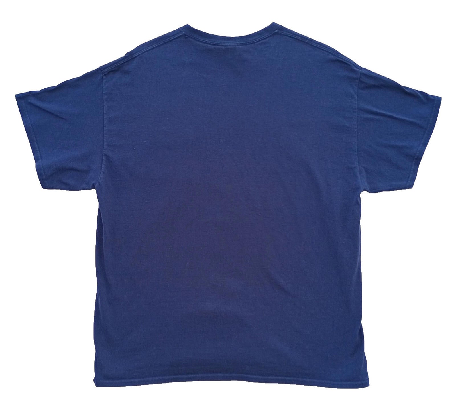St. Rita Baseball Graphic Print T-Shirt Men's UK Size XL Blue Crew Neck