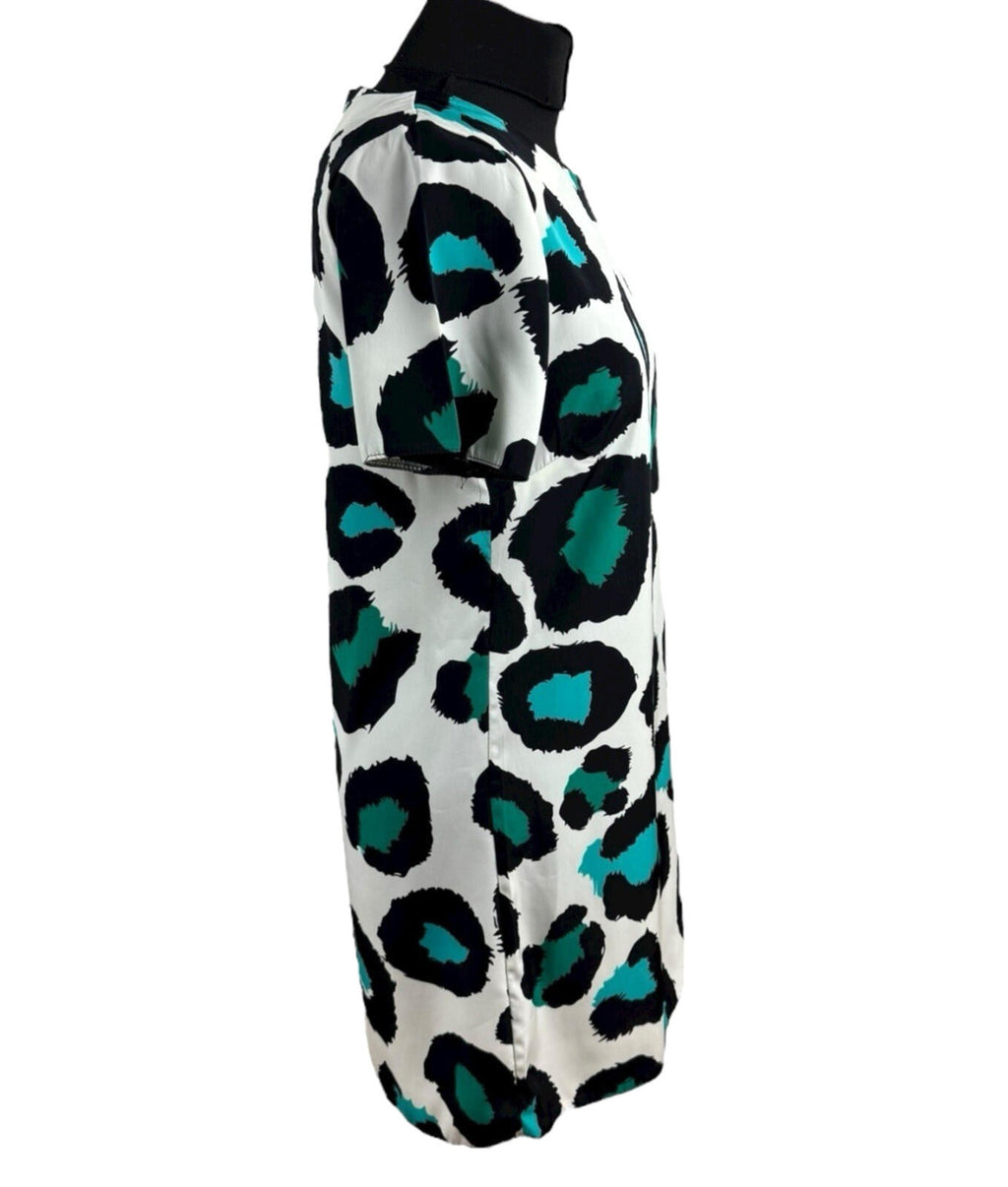 Zack London Mini Dress Leopard Print Lightweight Women’s UK Size 10