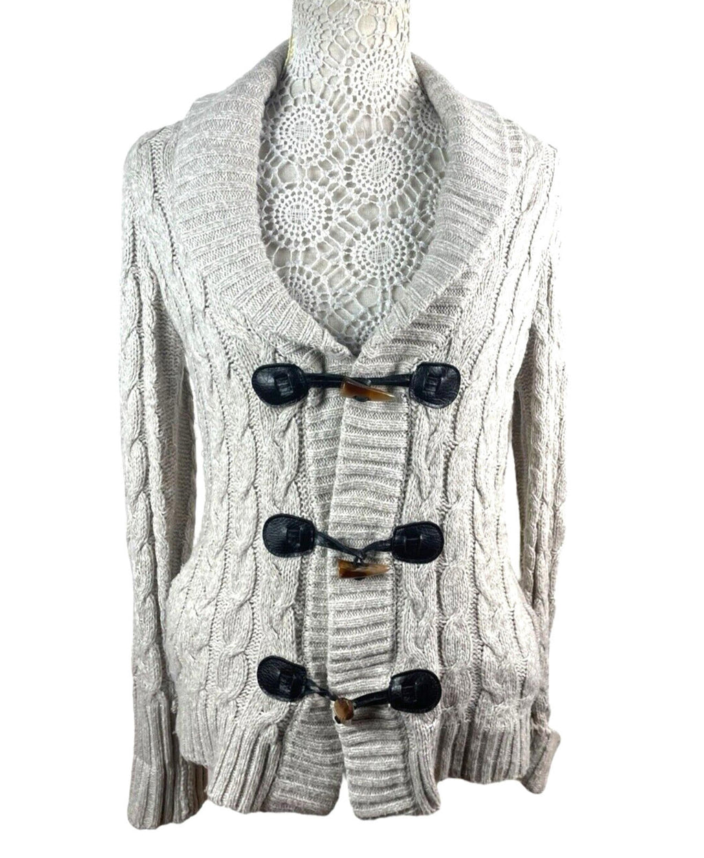 Atmosphere Cream Aaron Knit Cardigan Collared Women’s UK Size 12