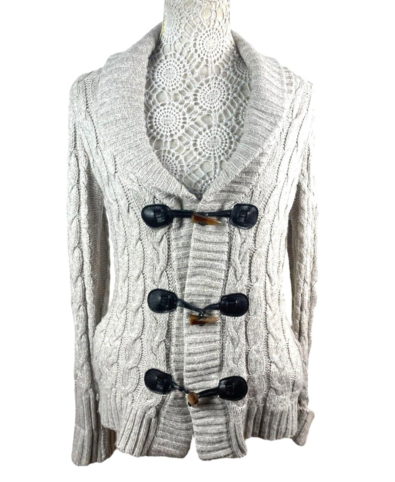 Atmosphere Cream Aaron Knit Cardigan Collared Women’s UK Size 12