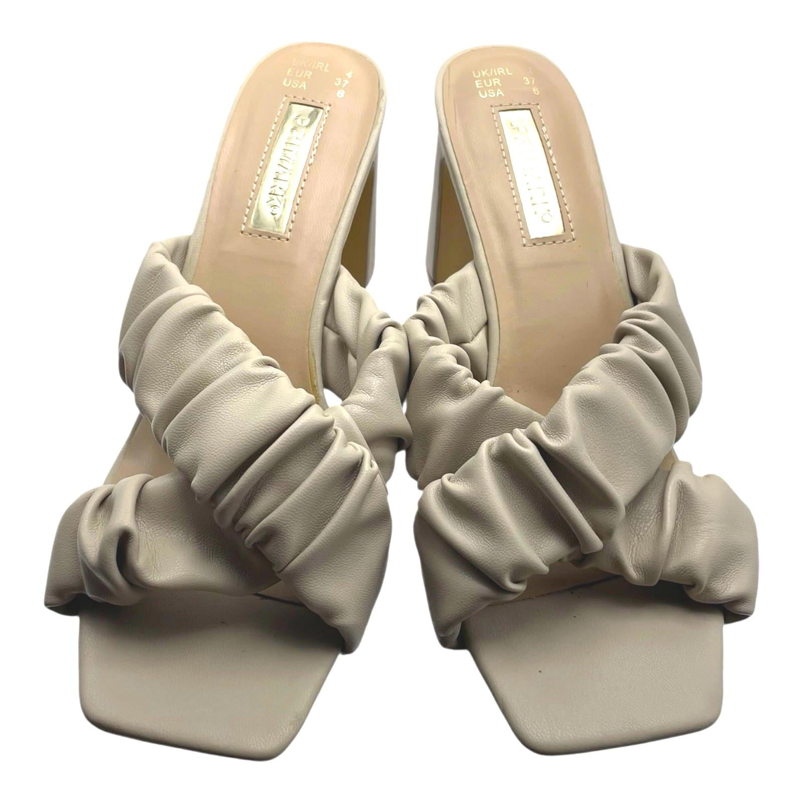 Primark Block Heel Sandal Shoes Cross Strap Women’s UK Size 4