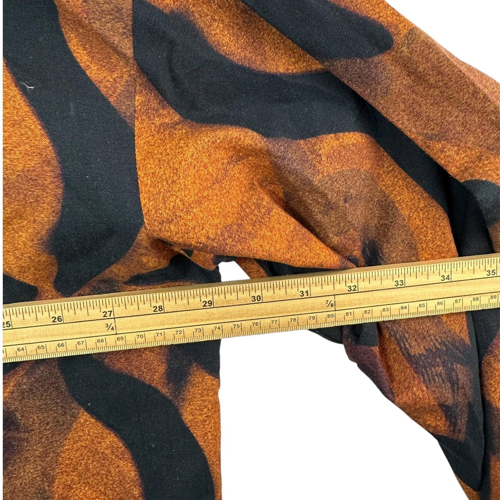 Windeson Open Jacket Orange & Black Lightweight Flared Sleeve Women’s UK Size 16