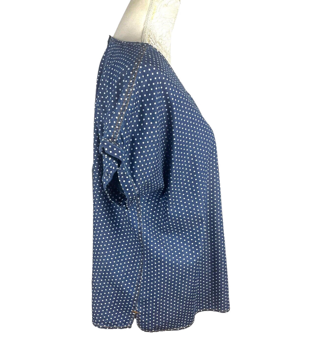 Dessert Lilly T-Shirt Blouse Top Polka Dot Women's UK Size 12