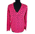 M&S Collection Pink Jumper Polka Dot Soft Touch Women’s UK Size M