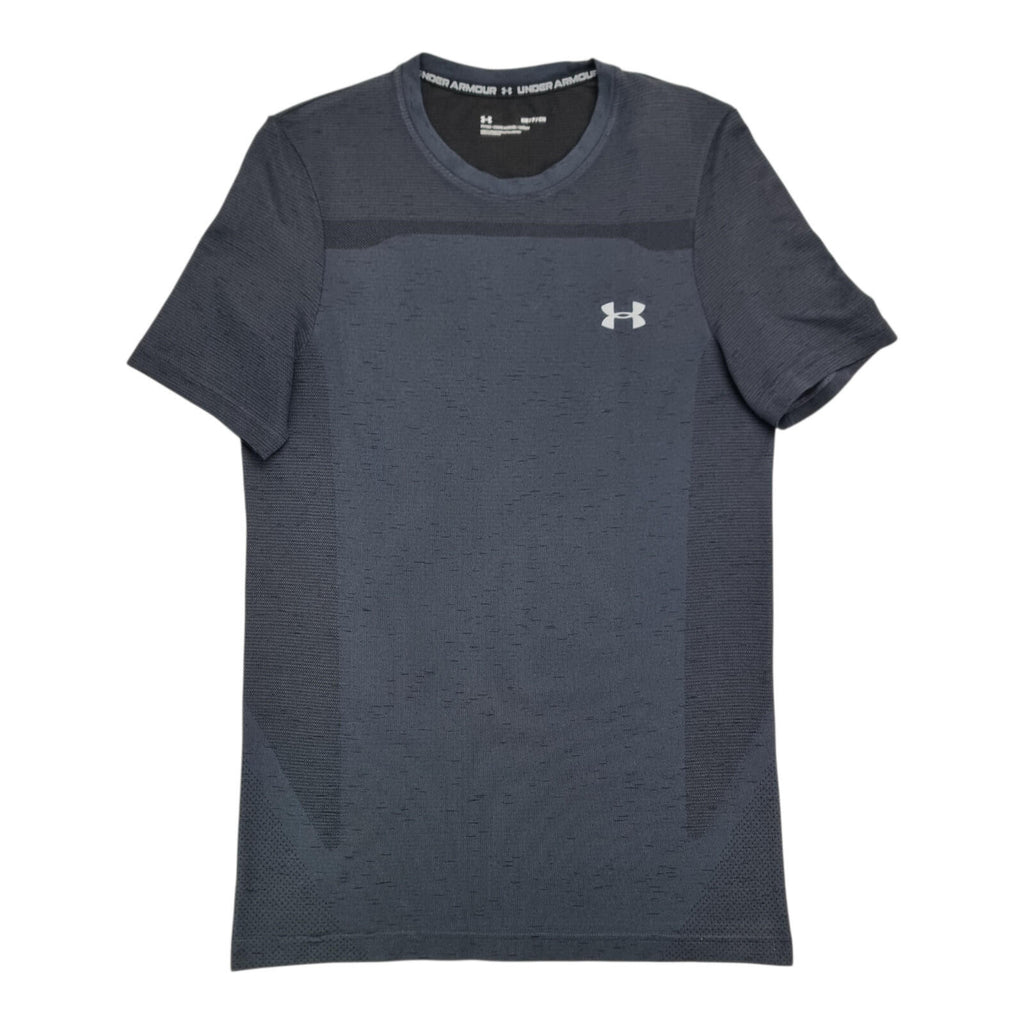Under Armour T-Shirt Men's UK Size S Grey Vanish Seamless Short Sleeve Crew Neck