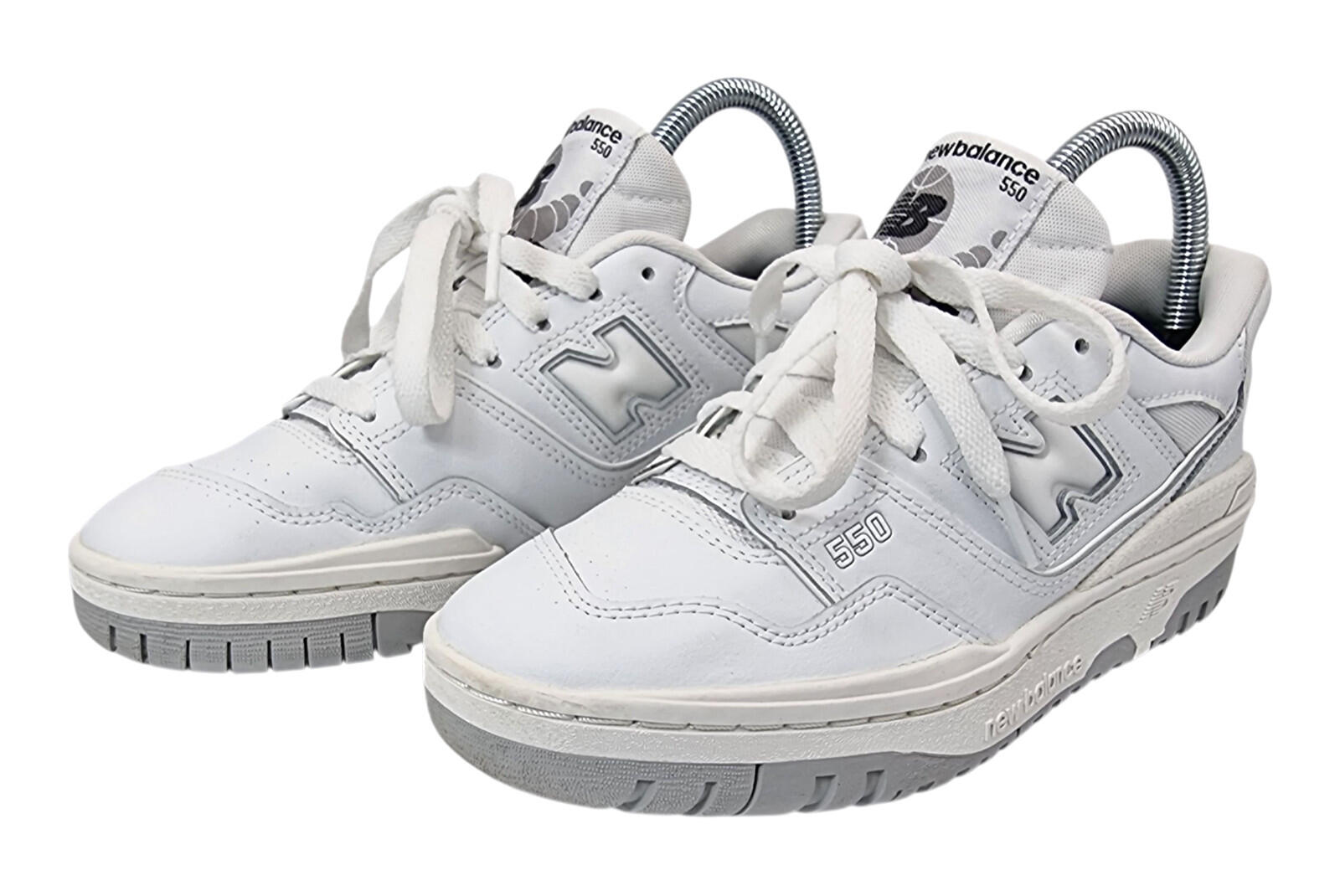 New Balance 550 Trainers Women's UK Size 4 White Grey Colorway Shoe Sneakers