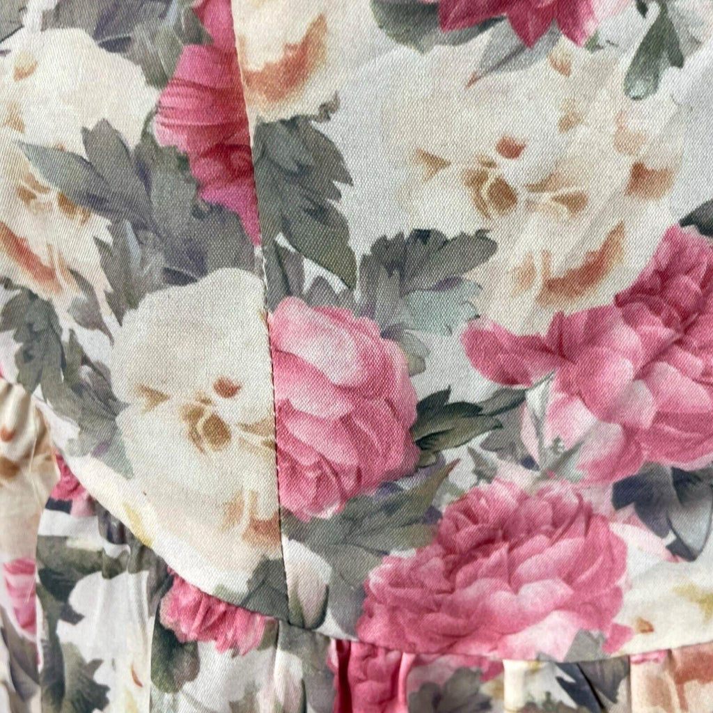 Shein Curve Floral Aline Mini Dress Women’s UK Size 0XL (14) Short Sleeve Pink