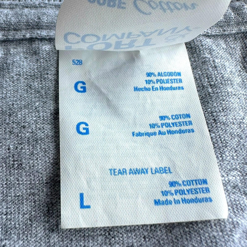 River Falls Middle School Gym T-Shirt Kids UK Size L Grey Crew Neck Short Sleeve