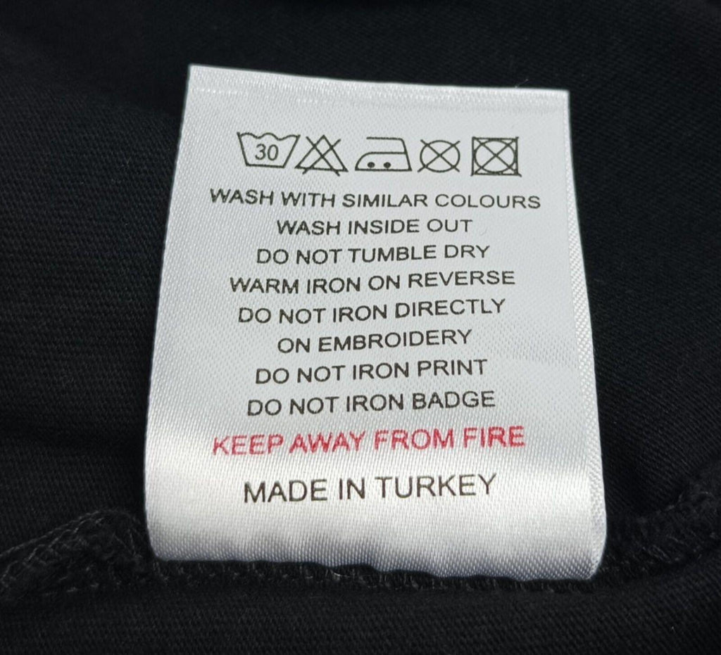 The Couture Club T-Shirt Men's UK Size S Black Crew Neck Graphic Print