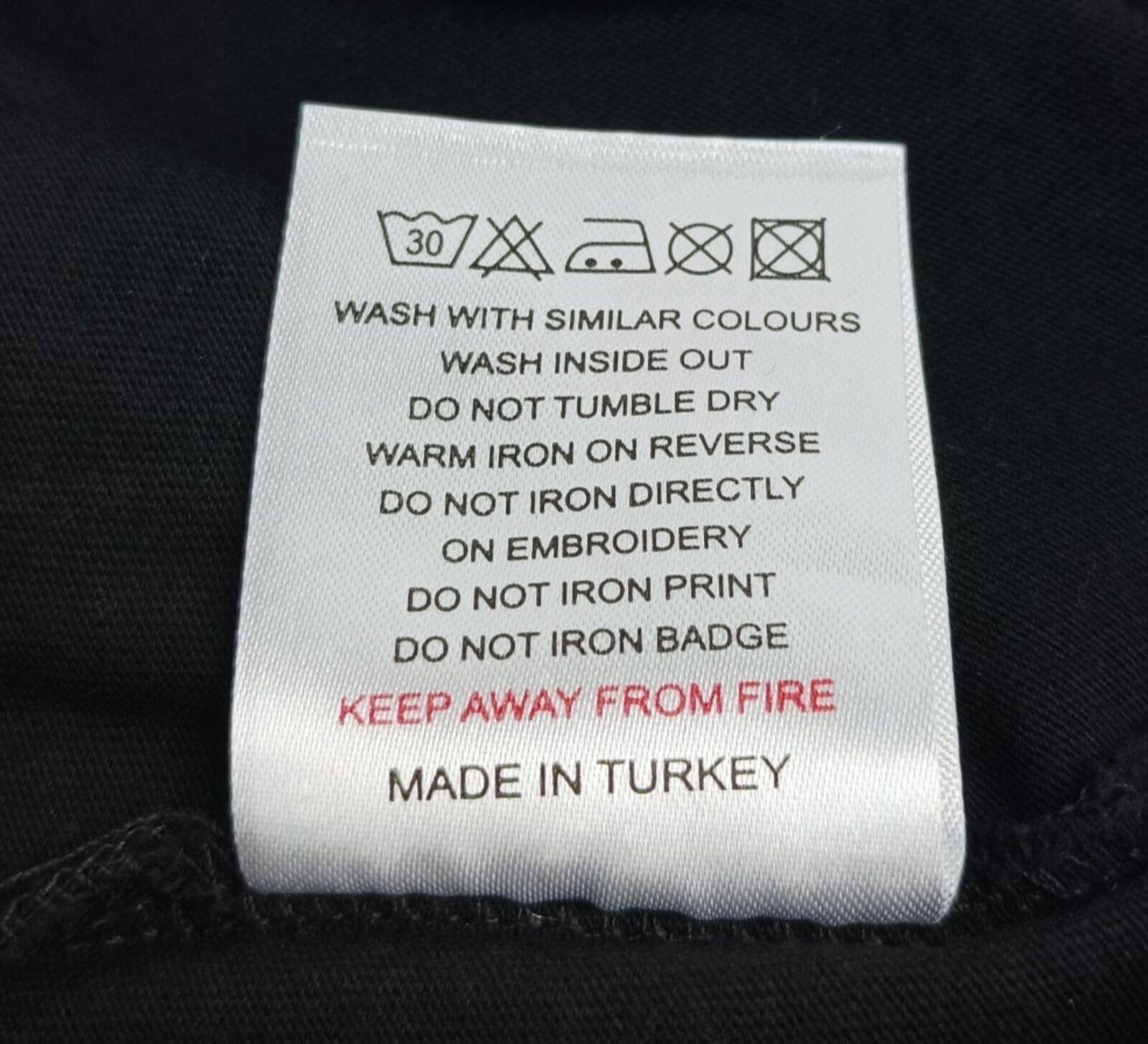 The Couture Club T-Shirt Men's UK Size S Black Crew Neck Graphic Print