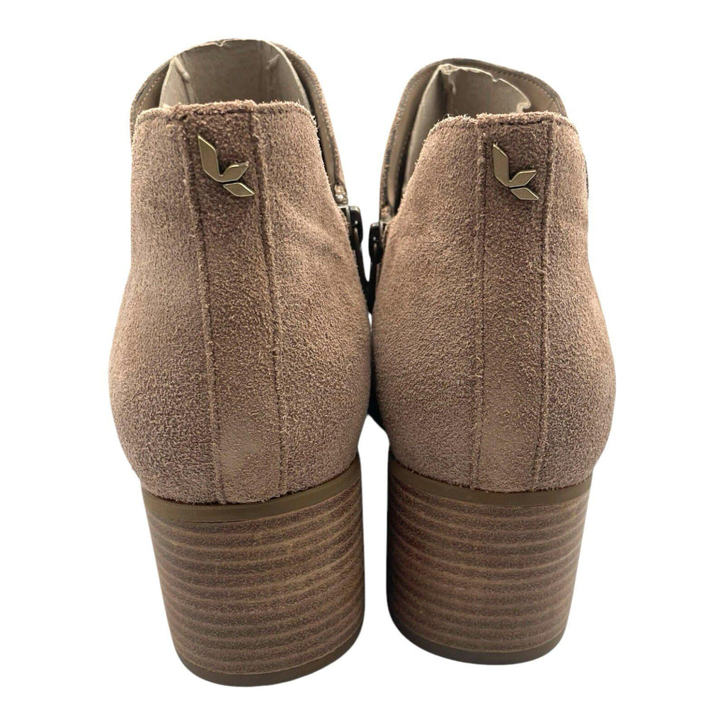 UGG Ankle Boots Block Heel Women’s UK Size 8 Pink Beigep Suede KOOLABURRA
