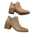UGG Ankle Boots Block Heel Women’s UK Size 8 Pink Beigep Suede KOOLABURRA