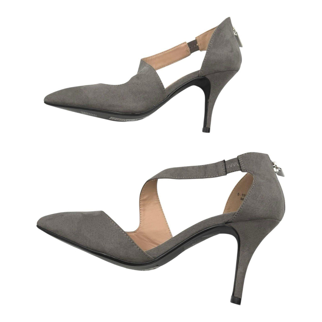 Dorothy Perkins Suede Stiletto Shoes Women’s UK Size 5 Pointed Toe Twisted Strap