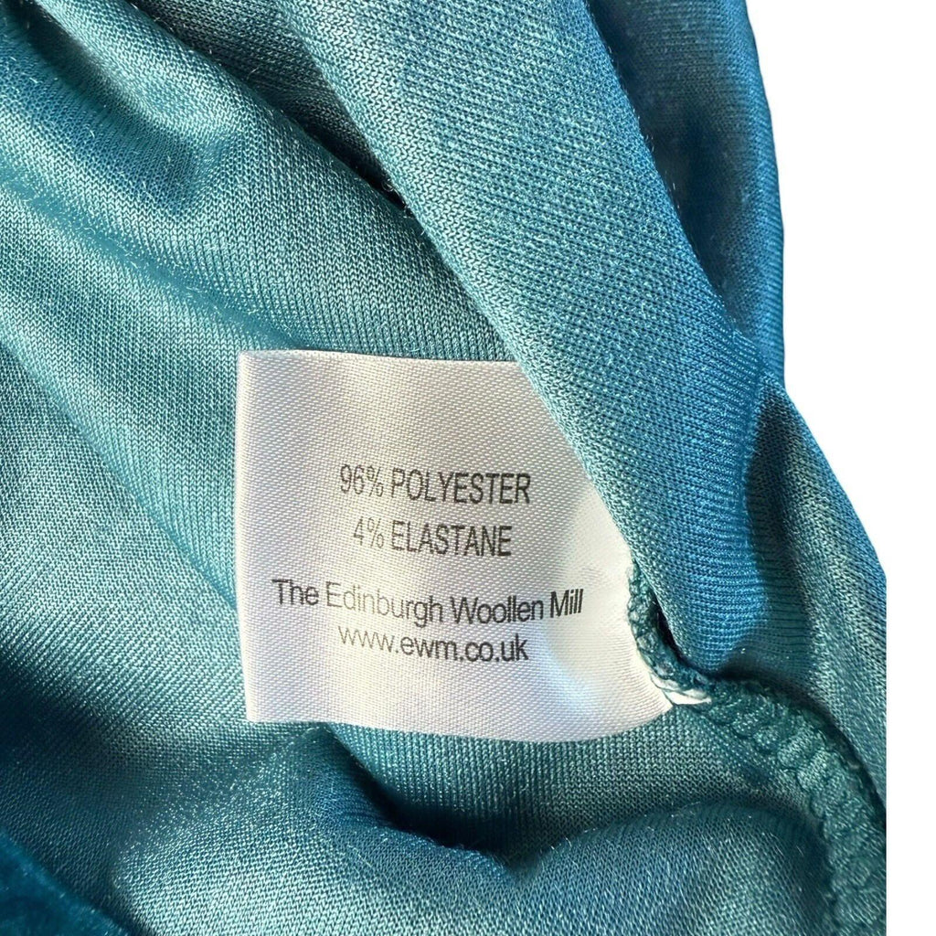 Honor Milburn Velour Top Women’s UK Size 12 Floral Velour Blue Black