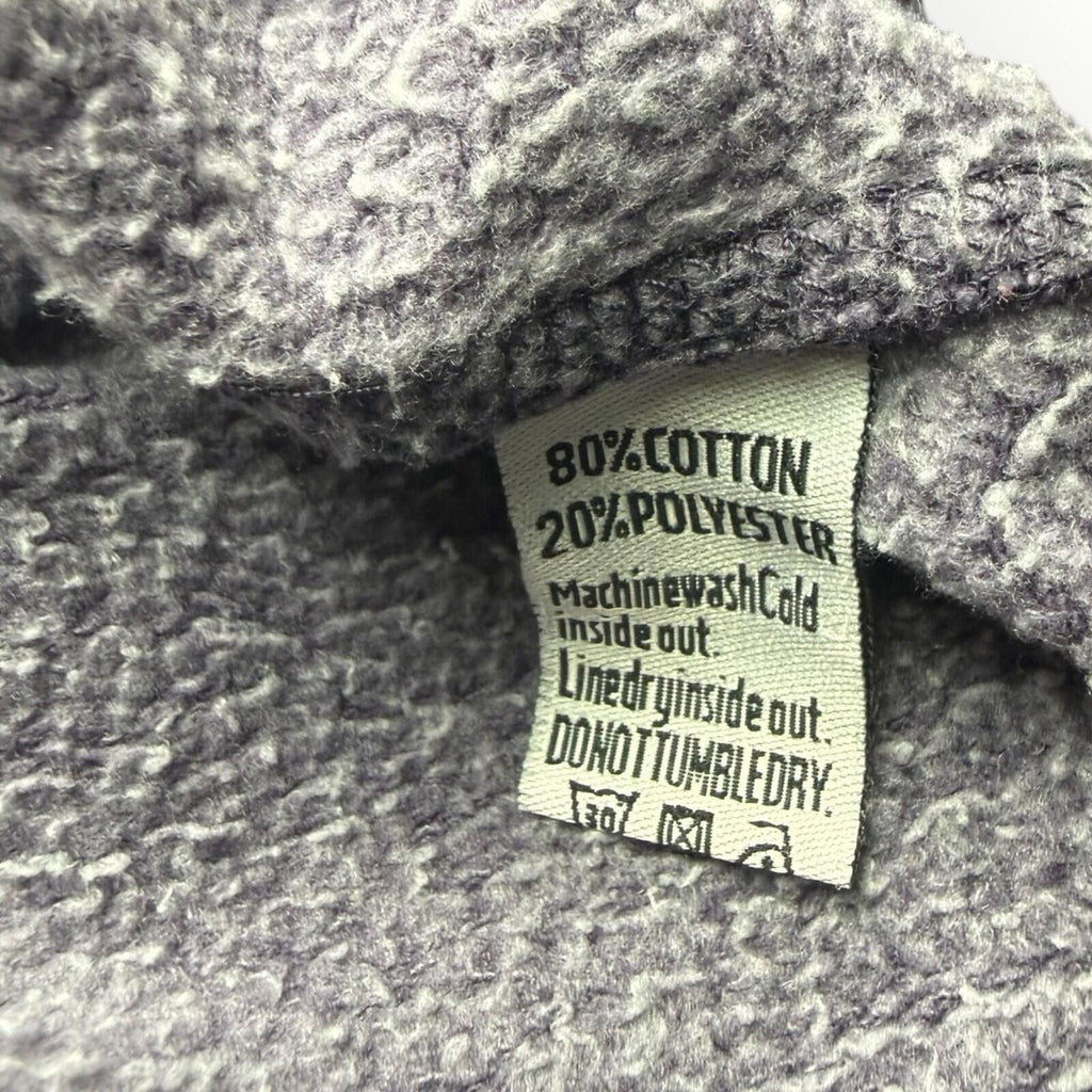 Super Dry Hoodie Women’s UK Size S Logo Print Fleece Lined Jersey Purple