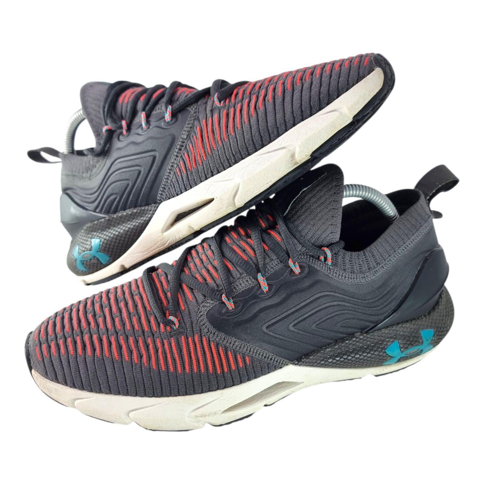Under Armour HOVR Phantom 2 Trainers Men's UK Size 8 Grey Red INKNT Breathable